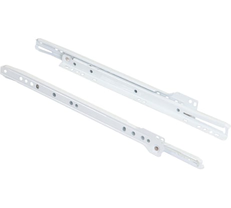 Направляющая роликовая AKS L-300, 0,8 мм, белая, комплект левая правая AK 28938