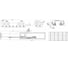 Направляющая cкрытого насадного монтажа AKS Q Type 3/4 L-400, 16 мм, компл 95124 2