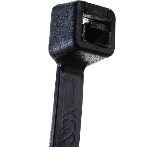 Нейлоновый хомут стяжка DolleX 3,6х150 мм, уп. 100 шт., черный SN-415