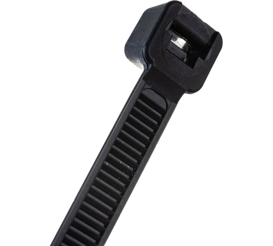 Хомут стяжка DolleX 7,6х200 нейлоновая уп. 100 шт. черный SN-821