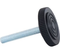 Опора круглая резьбовая Росдюбель Д25-М6x40 мм, 50 шт. 33-0280