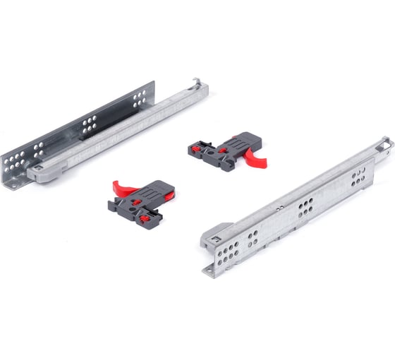 Направляющая SAMET SMART SLIDE частичного выдвижения с доводчиком, Lock-Fix, 350 мм 111582