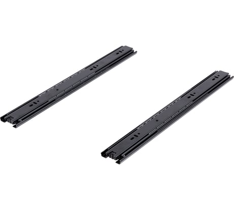 Шариковые направляющие SAMET SO CLASS Black накладные, 46 мм, без доводчика, 400 мм 115289