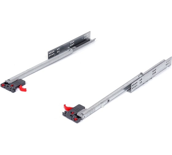 Направляющая SAMET SMART SLIDE частичного выдвижения с доводчиком, Lock-Fix, 400 мм 111581