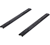 Шариковые направляющие SAMET SO CLASS Black накладные, 46 мм, без доводчика, 500 мм 115291 31996398