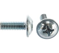 Винт КРЕП-КОМП с прессшайбой шлиц KOMBI DIN967 6х16 430 шт вм616ф