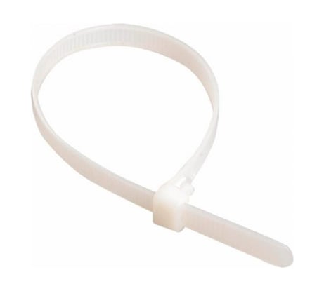 Кабельные стяжки КРЕП-КОМП KENNER Profi 3,6х302 100 шт БЕЛЫЙ жкб36302