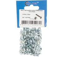 Винт с прессшайбой КРЕП-КОМП шлиц KOMBI DIN967 4х10 150шт вм410мф