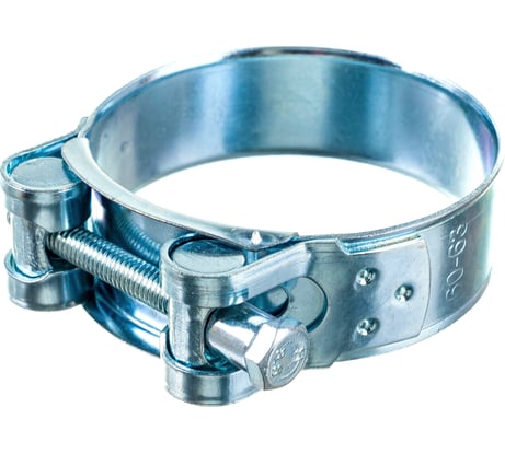 Одноболтовый хомут КРЕП-КОМП 60-63 мм силовой 1шт SIL60-63RB41