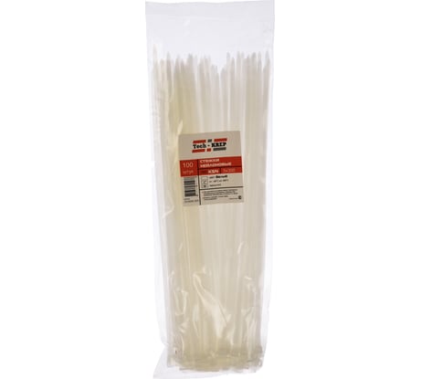 Хомут-стяжка Tech-Krep KSN-W белая 5х300 100шт 00007724