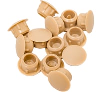 Заглушка под отверстие STARFIX декоративная, 8 мм светло-бежевая, 30 шт. в зип-локе SMZ1-27895-30