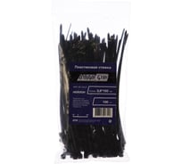 Пластиковые стяжки AutoFix 3,6х150 мм черные 100 шт. NPC-36-150B