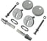 Крепежный комплект для крышки унитаза ALLEN BRAU D40 FLAT SOFT FULL FIXING KIT D40 (276117) 00276117 1