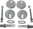 Крепежный комплект для крышки унитаза ALLEN BRAU D40 FLAT SOFT FULL FIXING KIT D40 (276117) 00276117 2