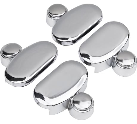 Держатель зеркала AKS АJ62 ОС, хром, 4 шт. в упаковке AK 15966