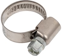 Хомут червячный Стройметиз 12-20 мм нерж., 2 шт., перф.подвес 00000072916 2496031