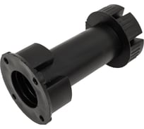 Опора кухонная RU пластик, h=100 мм, черная, двусоставная 86502