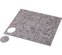 Подкладка самоприлипающая AKS фетровая, круглая d25 мм, 36 подкладок AK 42033