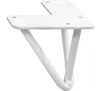 Опора AKS FLASH угловая косая h-100, белая, AK 73292