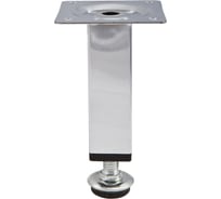 Опора мебельная AKS D-737-3 h=100, хром, AK 11050