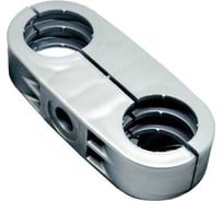 Пластиковое крепление для труб Мир Хомутов 20 мм, двойное, в упаковке 5 шт. TR20-2PTL6P(5)