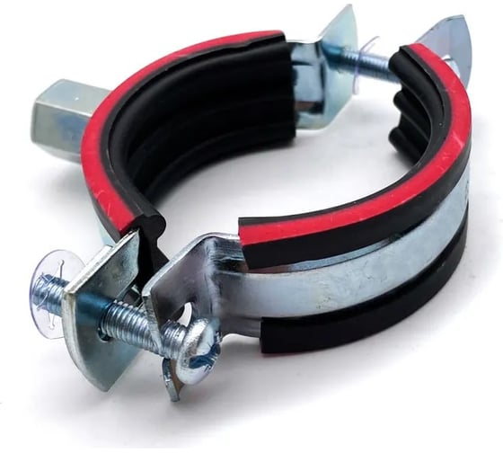 Трубный хомут Мир Хомутов DGP 1 1/2" (48-53) M8/М10, в упаковке 5 шт. MP-HI48-53 М8/М10DGPC51