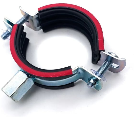 Трубный хомут Мир Хомутов DGP 1 1/2" (48-53) M8/М10, в упаковке 5 шт. MP-HI48-53 М8/М10DGPC51