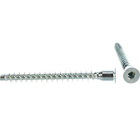 Шурупная стяжка Element 7x70 HEX белый цинк 40 шт 084240