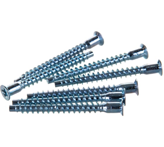 Шурупная стяжка Element 5,0x50 PZ белый цинк 100 шт 072620