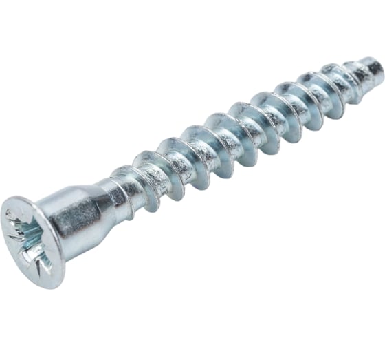 Шурупная стяжка Element 7,0x50 PZ белый цинк 50 шт 072610