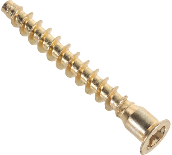 Шурупная стяжка Element 6,3x50 PZ латунирован. 15 шт 271920