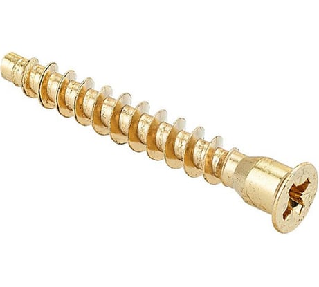 Шурупная стяжка Element 7,0x50 PZ латунирован. 50 шт 307530