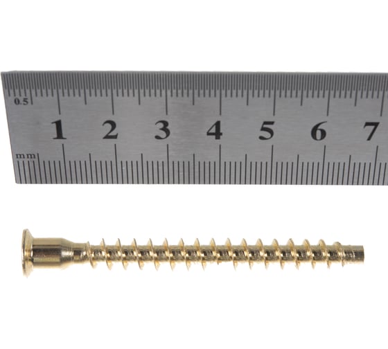 Шурупная стяжка Element 7,0x70 PZ латунирован. 40 шт 307550