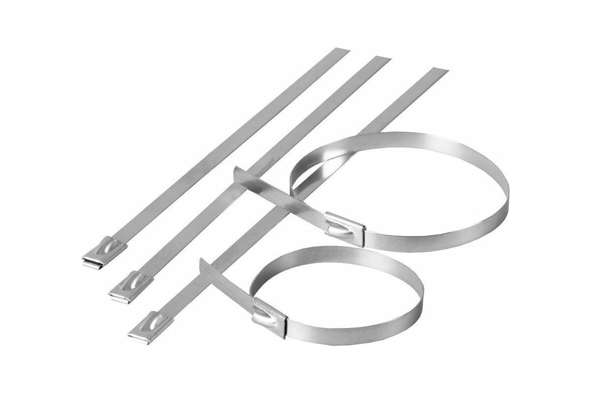 Хомут-стяжка стальной rexant. ). Хомут металлический для крепления кабелей. Стяжка кабельная стальная 4. Хомут металлический для крепления кабелей.