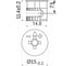 Эксцентрик AKS D=15 мм, 1000 шт. в упаковке 58298 2