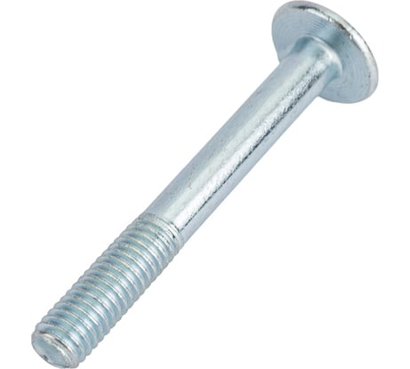 Мебельный болт с усом Element DIN 607 8x60 белый цинк 20 шт 244340