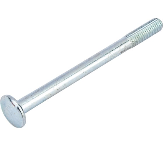 Мебельный болт с усом Element DIN 607 8x100 белый цинк 10 шт 244380