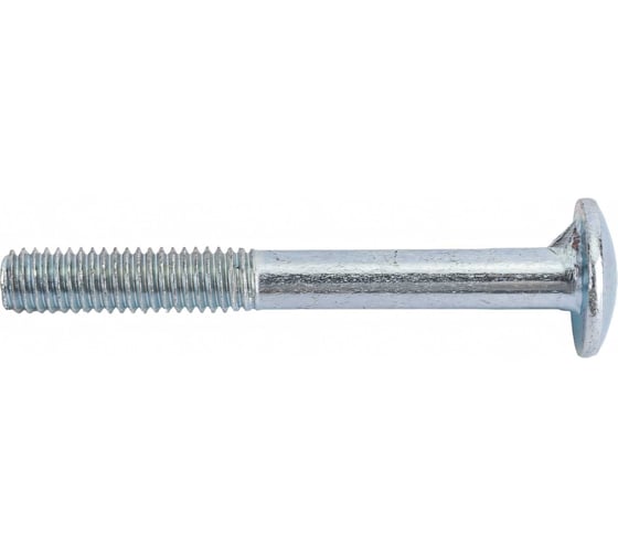 Мебельный болт с усом Element DIN 607 6x50 белый цинк 40 шт 244320