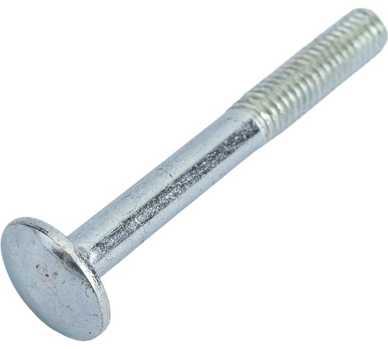 Мебельный болт с усом Element DIN 607 6x50 белый цинк 40 шт 244320