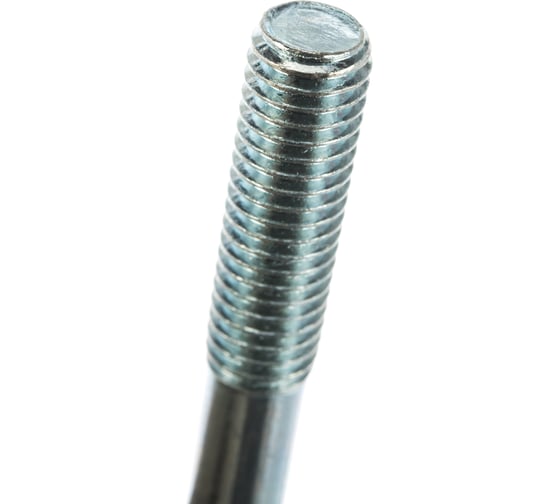 Мебельный болт с усом Element DIN 607 8x70 белый цинк 15 шт 244350