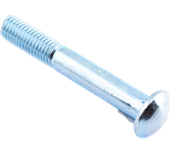 Мебельный болт с усом Element DIN 607 6x50 с гайкой, белый цинк 8 шт 244440