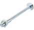 Мебельный болт с усом Element DIN 607 8x100 с гайкой, белый цинк 2 шт 244500 2