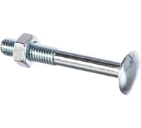 Мебельный болт с усом Element DIN 607 8x60 с гайкой, белый цинк 3 шт 244460