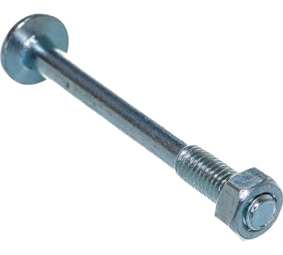 Мебельный болт с усом Element DIN 607 8x80 с гайкой, белый цинк 2 шт 244480