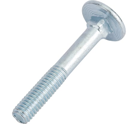 Мебельный болт Element DIN 603 6x40 белый цинк 40 шт 102710