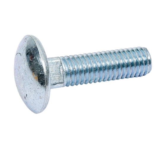 Мебельный болт Element DIN 603 8x30 белый цинк 30 шт 102740