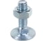 Мебельный болт Element DIN 603 6x20 с гайкой, белый цинк 10 шт 021490 3