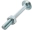 Мебельный болт Element DIN 603 10x80 с гайкой, белый цинк 2 шт 021240 3