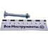 Мебельный болт Element DIN 603 8x60 с гайкой, белый цинк 4 шт 021370 4