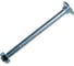 Мебельный болт Element DIN 603 8x100 с гайкой, белый цинк 2 шт 021330 6